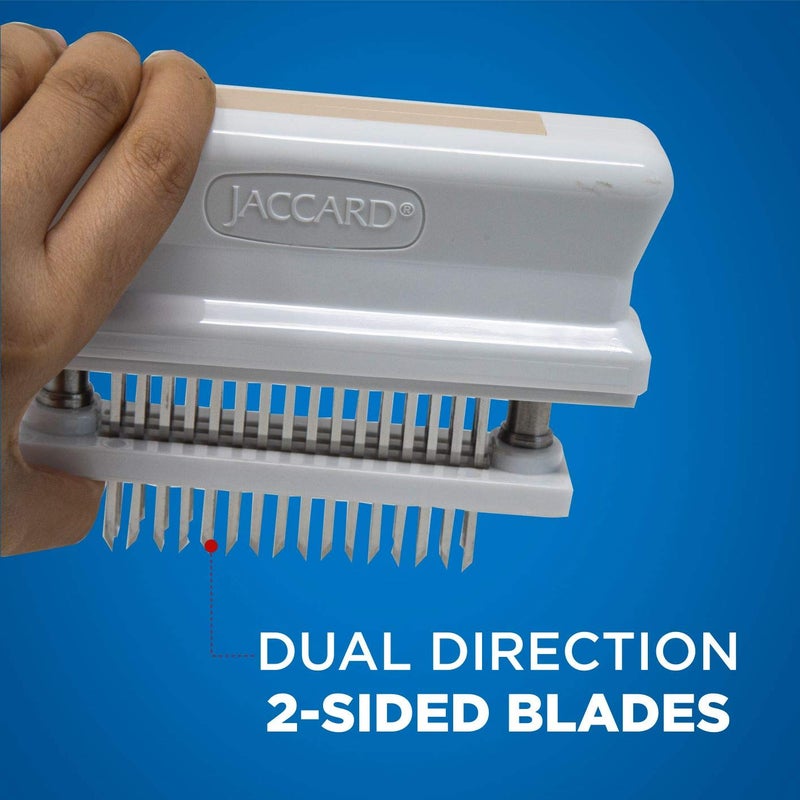 Jaccard 200348T, 48 Blade Durable Meat Tenderizer with Stainless Steel Razor Sharp Needle, Cooking Gadget for Tenderizing Chicken, Beef, Pork, Veal, BBQ, Tan - Image 5
